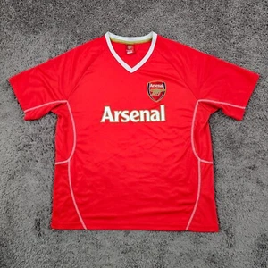 Arsenal FC Jersey Mens Large L Red Training Soccer Premier League Shirt - Picture 1 of 9