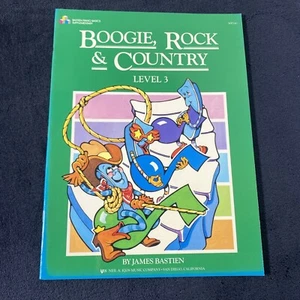 Boogie, Rock and Country Level 3 (Bastien Piano Basics) by James Bastien Book - Picture 1 of 5