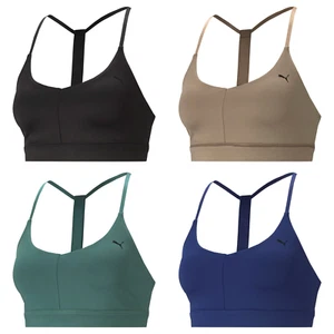 PUMA Damen Low Impact Strappy Bra Bustier, Sport BH, Sport Bustier - Picture 1 of 21