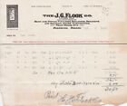 U.S. The J. G. Flook Co.Oregon 1918 Fixtures Mouldings Etc Paid Invoice Rf 41924