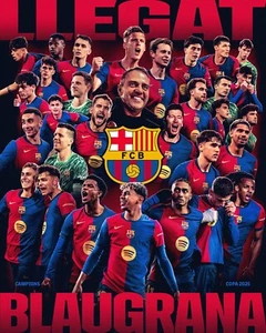 LAMINATED FC BARCELONA SOCCER FOOTBALL CHAMPION TEAM PLAYERS POSTER,1 - Picture 1 of 1