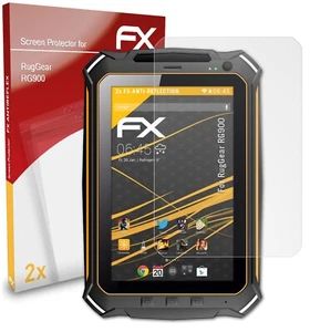 atFoliX 2x Film Protection d'écran pour RugGear RG900 mat&antichoc - Photo 1/9