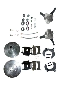 Mustang 2 II Front Disc Brake Conversion Kit with Stock Spindles CHEVY 5 x 4.75 - Picture 1 of 6