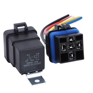 DC12V 40A SPDT 5-Pin Automotive Waterproof Relay Kit For Boat Auto Accessory - Picture 1 of 9