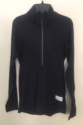 NEW WITH TAGS  ARTILECT  BASE LAYER  STAND UP COLLAR  WOOL BLEND  BLACK  SIZE M - Image 1 of 2