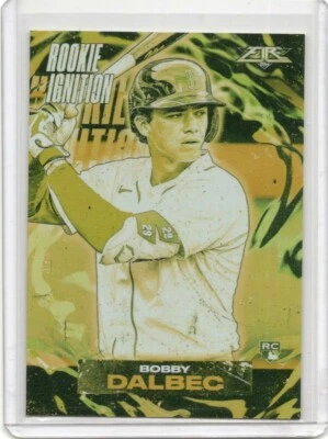 2021 Topps Fire Rookie Ignition #RI-19 Bobby Dalbec Gold Minted - Image 1 of 2