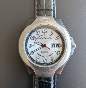 HARLEY - DAVIDSON MEN'S BULOVA WATCH - Picture 1 of 7