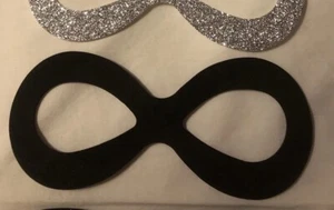 Harley Quinn inspired Costume Eye Mask Cosplay Comic Con Halloween Mardi Gras - Picture 1 of 4