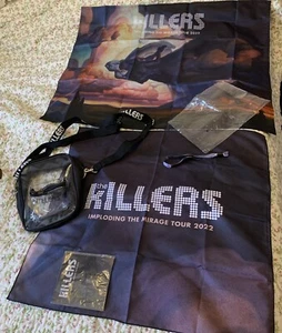 The Killers Imploding The Mirage Tour 2022 Bag Scarves X 2 Wristband - Picture 1 of 10