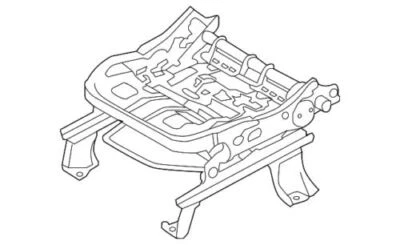 Genuine Ford C-Max Escape 2016- 2019 Front Seat Track Assembly JJ5Z-9961705-A - Imagem 1 de 2