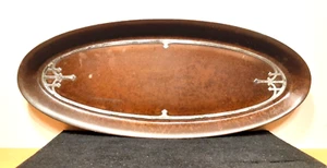 Antique Arts And Crafts Copper and Silver Tray - Unmarked - Picture 1 of 7