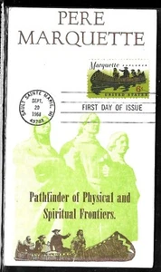 1356 6c Stamp (1968) FATHER MARQUETTE FDC Maxi Card By Unknown - Mellone 24 - Picture 1 of 1