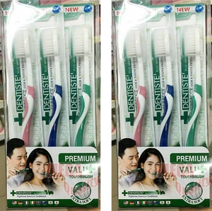 2x Dentiste Toothbrush Extra Soft Italy Big Bristles Deep Clean Oral Care Pack 3 - Picture 1 of 4