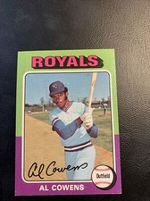 #437 Al Cowens Kansas City Royals￼   1975 Topps Cb26