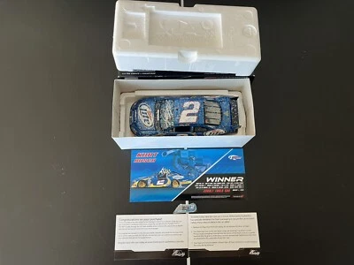 2010 Kurt Busch Miller Lite ‘Atlanta Raced Win’ NASCAR 1/24 ACTION Autographed - Image 1 of 3