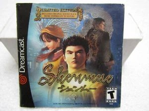 Authentic Instruction Manual Only Shenmue Limited Edition for Sega Dreamcast - Picture 1 of 4