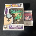 Funko Pop Back To The Future #50 Dr. Emmett Brown Signed Christopher Lloyd JSA