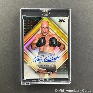 Bas Rutten 2024 Topps Gold Label UFC #GGA-BRU Golden Greats Auto Red /25 - Picture 1 of 6
