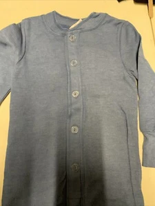 City Threads Sensory friendly size 7 Smurf Blue one Piece - Picture 1 of 5