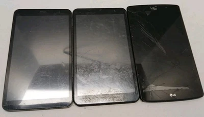 Lote De 3 Tabletas Para Repuestos O Reparación LG Cloud Moble Qlink Foto 1 de 4