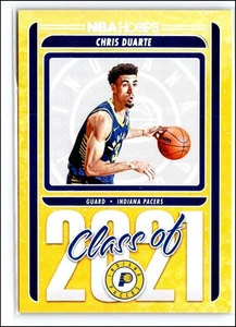 Chris Duarte Rookie 2021-22 Hoops #7 Indiana Pacers - Picture 1 of 2