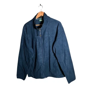 L.L. Chaqueta polar Bean para hombre talla XL azul cremallera completa logotipo senderismo al aire libre - Imagen 1 de 14