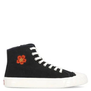 Kenzo Cream Boke Flower Canvas High-Top Sneakers, Brand Size 36 ( US Size 5 ) - Picture 1 of 3