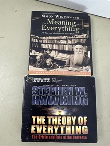 The Meaning of Everything by Simon Winchester & Theory Of Everything By Hawking - Picture 1 of 3