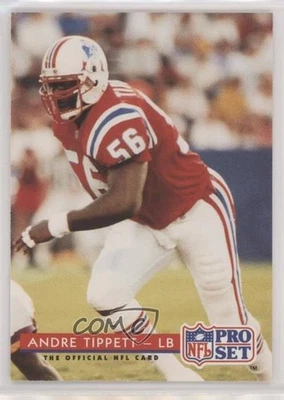 1992 Pro Set Mobil FACT Andre Tippett #250 HOF - Image 1 of 2