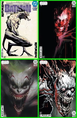 ABSOLUTE BATMAN #15 VARIANT COVER SET OF 4 THE JOKER SNYDER JOCK DC COMICS 12/10