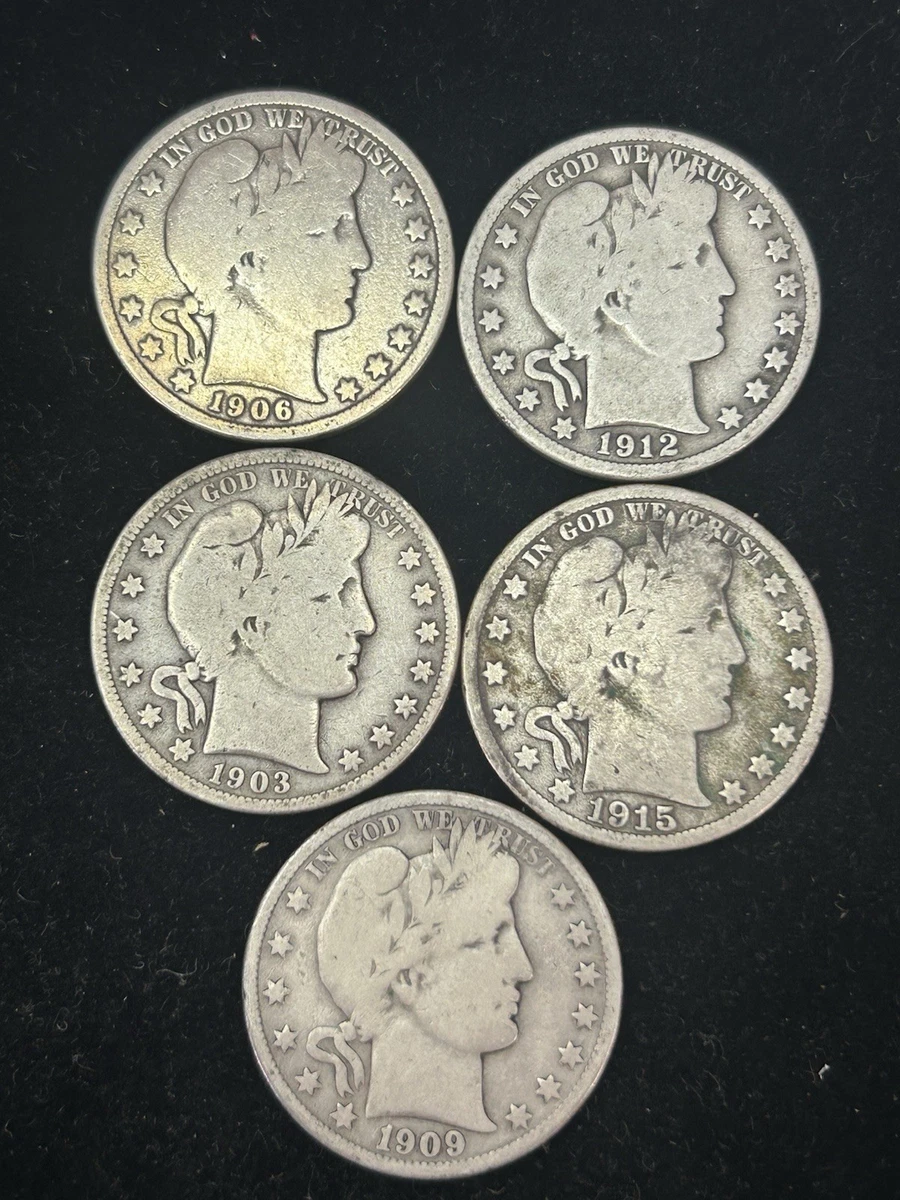 1915 Barber Half Dollars (1892-1915) for sale | eBay
