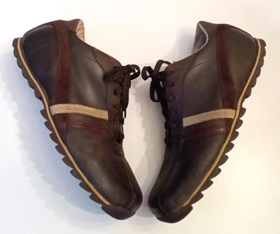 Steve Madden Mens Roloo Brown Leather Oxford Shoes Size 12 VTG Athletic Sneakers - Image 1 of 4