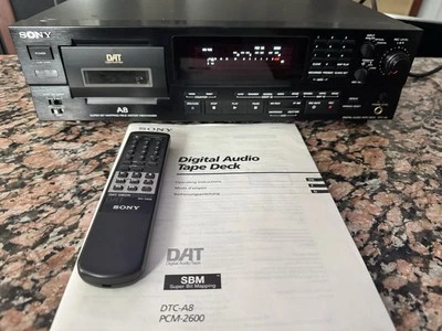 Sony DTC-A8 Professional DAT Deck | For Parts | Box, Remote, Manual & Bits Incl. - Image 1 of 4