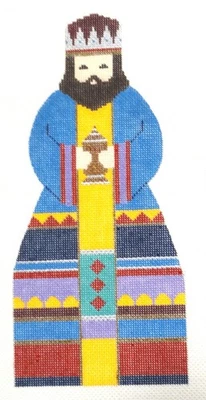 Hand Painted Needlepoint Canvas "Wiseman" Christmas Nativity Carol Dupree CD952 - Image 1 of 2