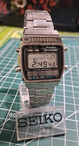 Iper Rare Vintage (1980) Seiko A258-5010 Solar Watch LCD Japan L *Nice Condition - Picture 1 of 13