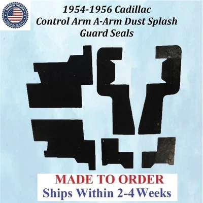 NUEVO 1954-1956 Cadillac brazo de control brazo en A protector contra salpicaduras sellos cad-asl-055 Foto 1 de 3