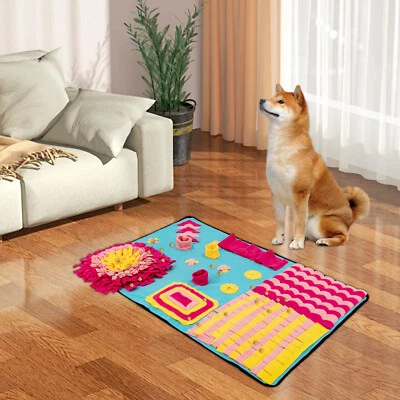 Fleece Snuffle Mat 70*105cm Pet Snuffle Mat for Dogs Dog Interaction Feeding Mat - Image 1 of 4