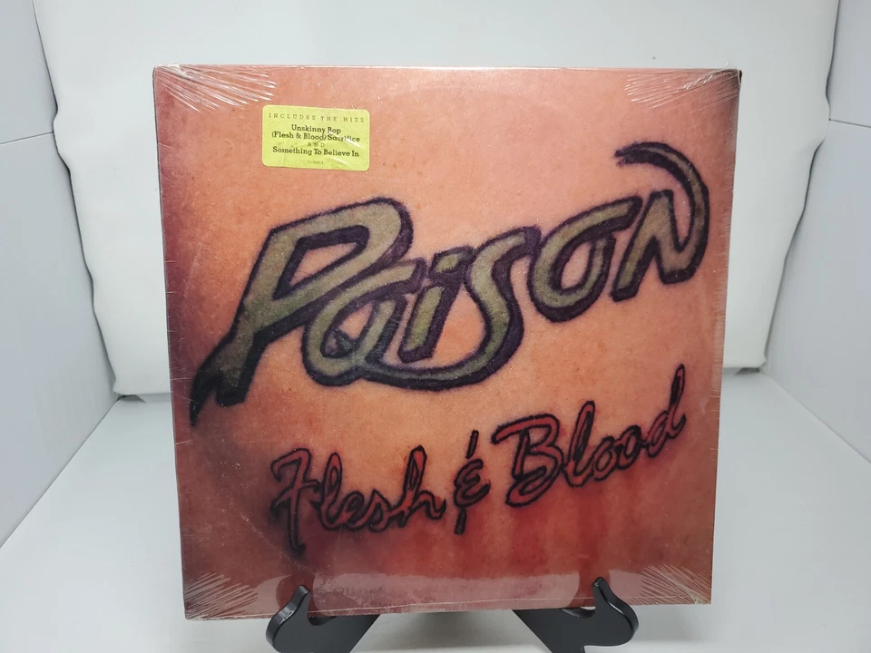 Poison Flesh & Blood Vinyl C1-91813 Capitol Records 1990