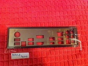 ASUS IO SHIELD for ASUS MAXIMUS VIII RANGER,MAXIMUS VIII HERO,USED 7/10 OVER ALL - Afbeelding 1 van 1