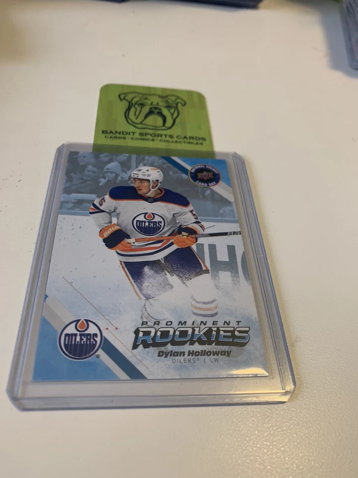 2023 Upper Deck National Hockey Card Day #NHCD-10 Dylan Holloway Oilers - Image 1 of 1