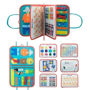 Busy Board For Preschool Children Sensory Learning Toddlers Montessori Toy - Picture 1 of 6
