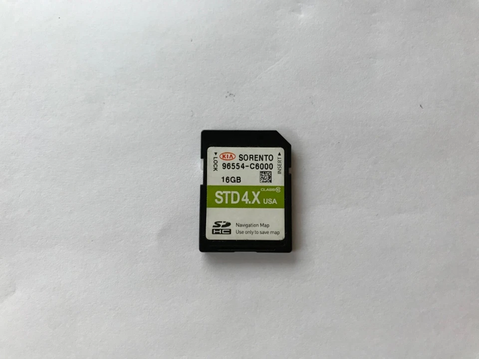 2015 2016 2017 Sorento Navigation SD CARD MAP MEMORY DATA Part 96554-C6000 - Image 1 of 1