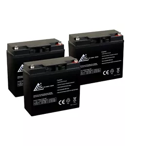 3 Pack - 12V 20AH SLA Battery Replaces 51814 6fm17 6-dzm-20 6-fm-18 lcx1220p - Picture 1 of 4