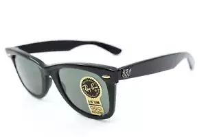 VINTAGE RAY-BAN WAYFARER USA OLYMPIC SERIES NERO W2145 YPAR - Foto 1 di 5