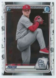 2020 Bowman Draft Chrome #BD-125 Levi Prater  St. Louis Cardinals