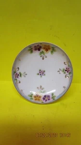 Vintage Compote Pedestal Dish Bowl Hand Painted Flower Porcelain Nippon - Picture 1 of 3