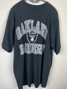 Vintage 1995 Oakland Raiders Football Shirt All Sport Single Stitch USA XL