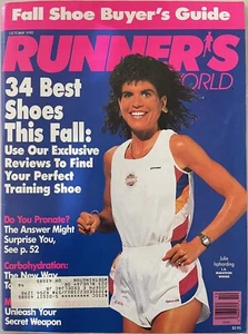 Runner's World 1990 edición de zapatos de otoño octubre, anuncio de Nike - Imagen 1 de 24