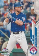 2020 Topps #645 JEFF MATHIS - Texas Rangers