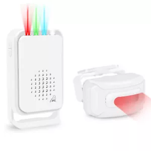 Wireless Motion Sensor Detector Alarm Waterproof Home Security Business Alert 1x - Picture 1 of 11